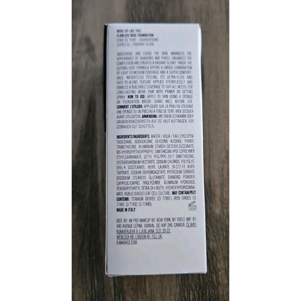NIB Il Makiage Woke Up Like This Flawless Base Foundation Shade 95